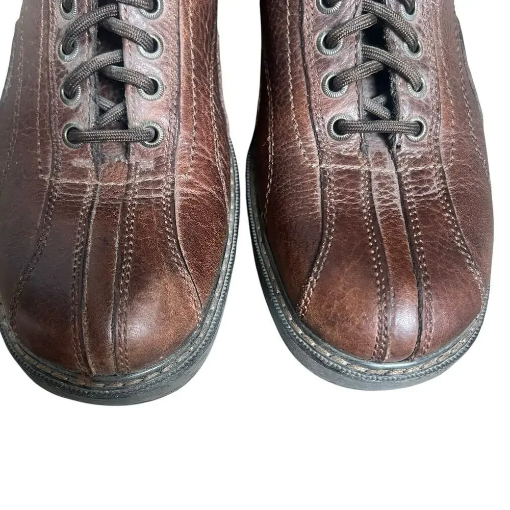 GH Bass Brown Leather Nixon Oxford Shoes Size 7M Dress Shoes
